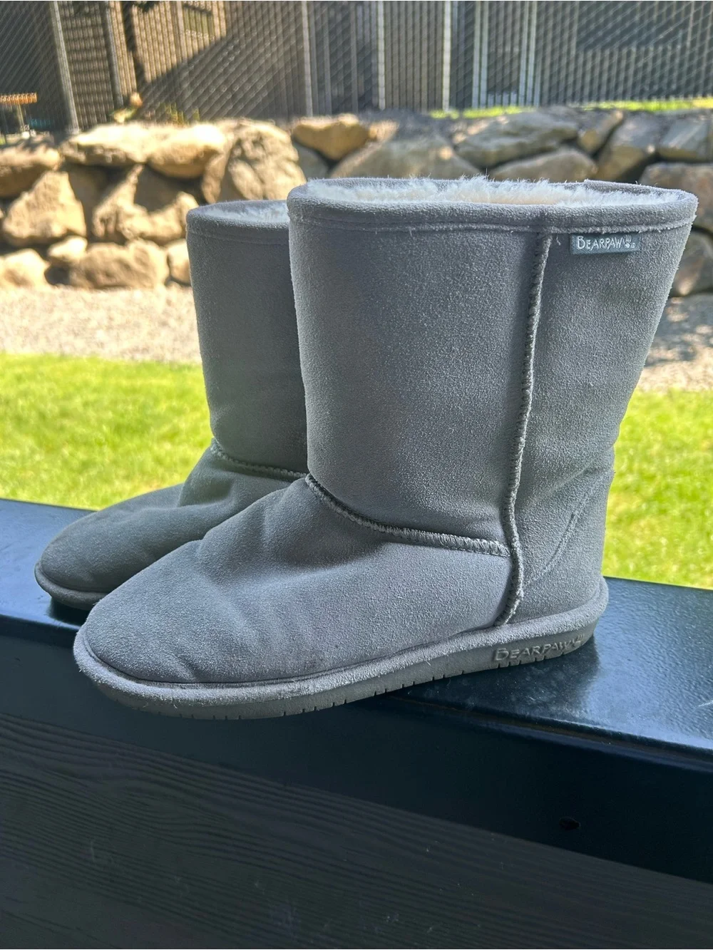 BearPaw Women's Gray Boots
